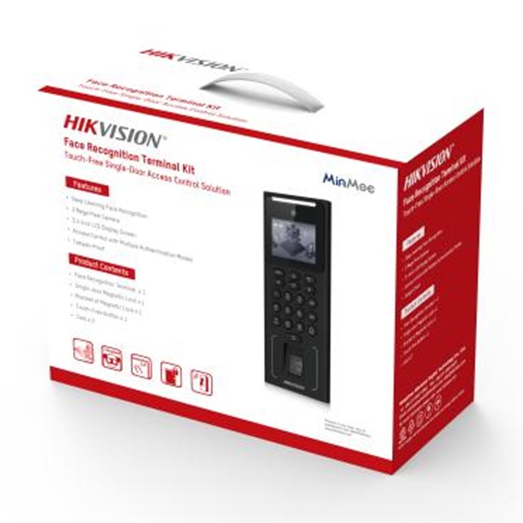 Control de Acceso y Asistencia Huella + PIN + Proxy Mifare DS-KAS321 Hikvision